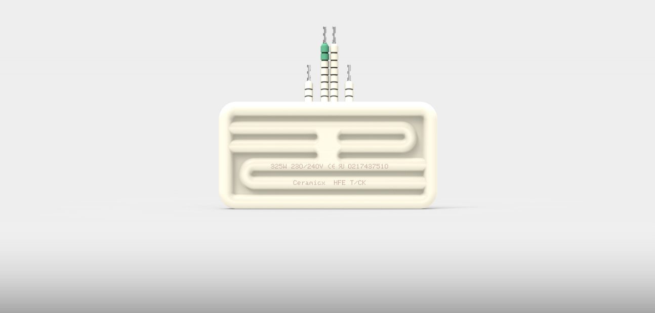 Ceramic Half Flat Element from Ceramicx