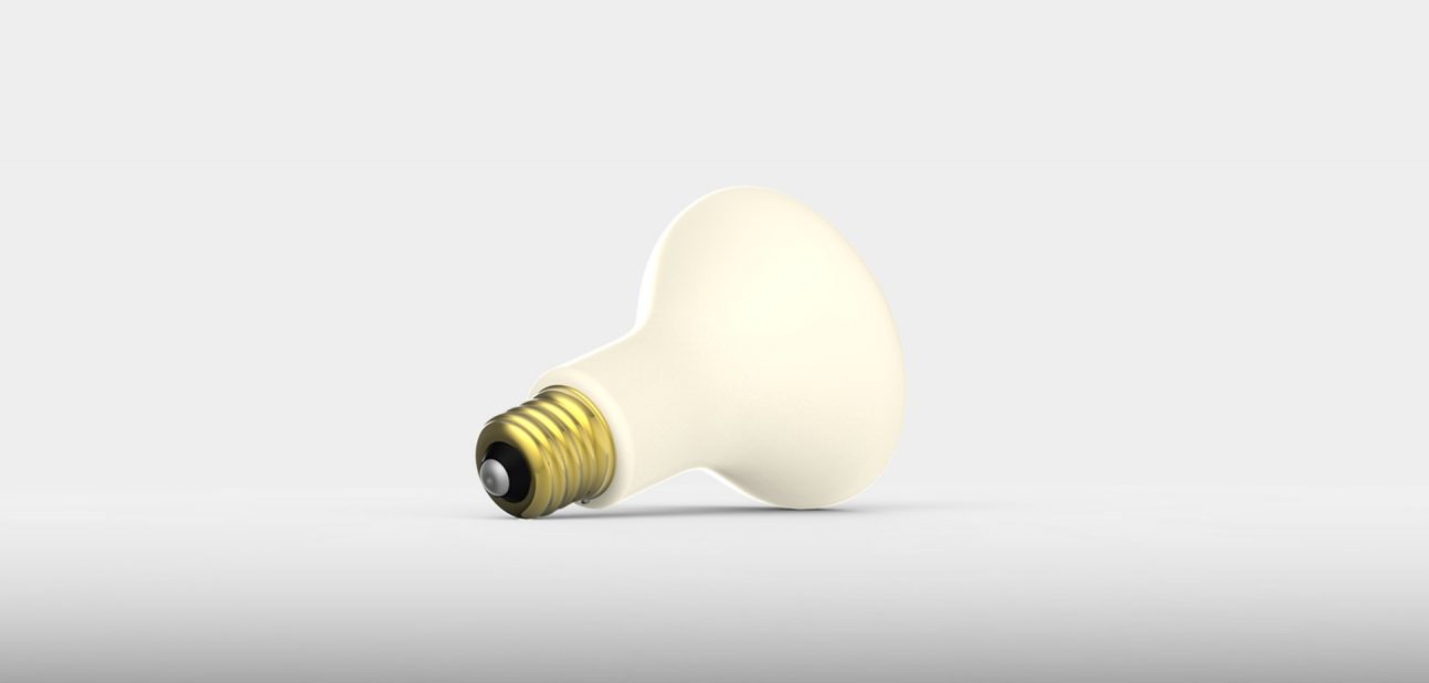 Ceramic Infrared Edison Screw Bulb from Ceramicx