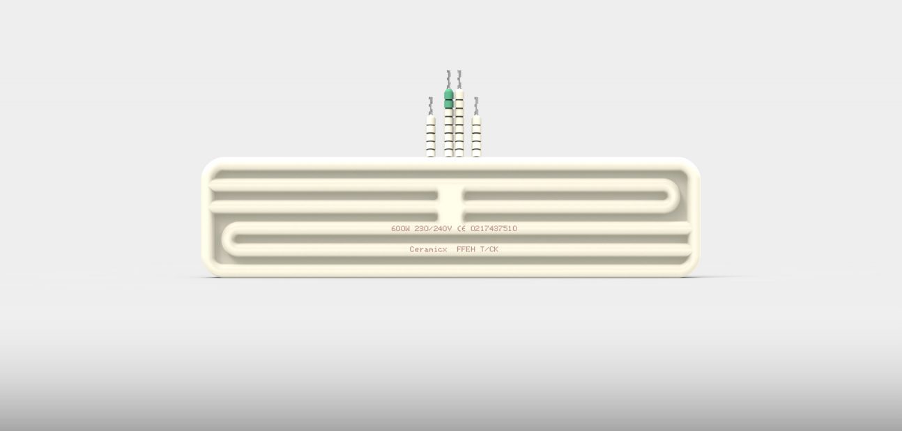 Full Flat Ceramic Element Hollow from Ceramicx